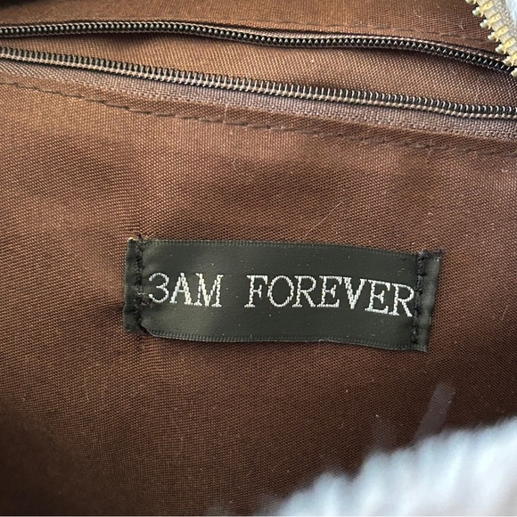 3 AM FOREVER Fluffy Bunny Backpack Purse - Picture 9 of 14